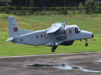 Dornier aircraft sent by India arrives in Male, will be used in monitoring of Maldivian waters | Dornier aircraft sent by India arrives in Male, will be used in monitoring of Maldivian waters