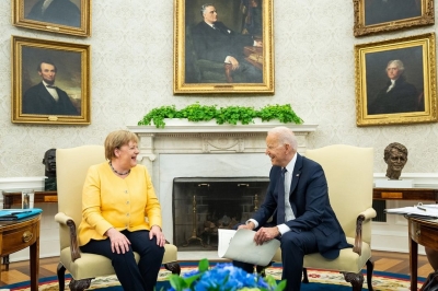 Biden meets Merkel at WH, raises concerns about Nord Stream 2 | Biden meets Merkel at WH, raises concerns about Nord Stream 2