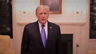Trump says Harris will be president in 1 month if Biden wins | Trump says Harris will be president in 1 month if Biden wins
