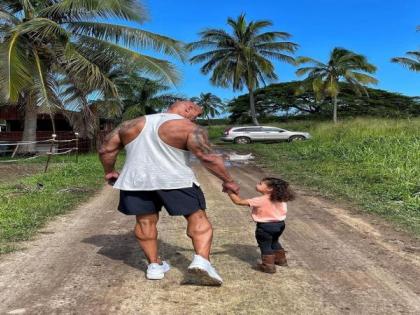 Dwayne Johnson's home office turned into 'daddy central' by his kids | Dwayne Johnson's home office turned into 'daddy central' by his kids Dwayne Johnson's home office turned into 'daddy central' by his kids | Dwayne Johnson's home office turned into 'daddy central' by his kids
