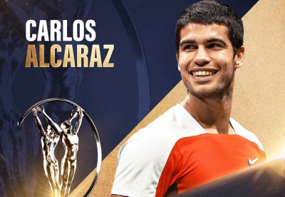 Carlos Alcaraz wins Laureus Breakthrough of the Year award | Carlos Alcaraz wins Laureus Breakthrough of the Year award