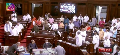 RS adjourned till 2 pm amid Oppn ruckus over Raut's arrest, other issues | RS adjourned till 2 pm amid Oppn ruckus over Raut's arrest, other issues