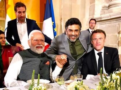 Madhavan dines with PM Modi, French President at Louvre | Madhavan dines with PM Modi, French President at Louvre