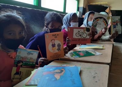Story books open up new world to Spiti children amid pandemic | Story books open up new world to Spiti children amid pandemic