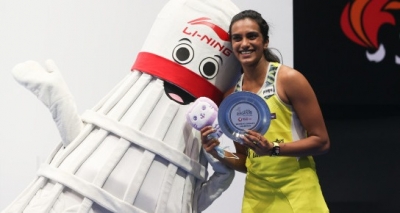 President, PM, Sports Minister laud, congratulate Sindhu on winning Singapore Open title | President, PM, Sports Minister laud, congratulate Sindhu on winning Singapore Open title President, PM, Sports Minister laud, congratulate Sindhu on winning Singapore Open title | President, PM, Sports Minister laud, congratulate Sindhu on winning Singapore Open title