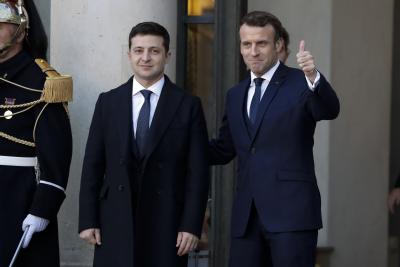 Ukrainian President meets French, German leaders | Ukrainian President meets French, German leaders