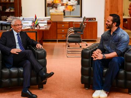 Rohit Shetty meets Mauritius PM Pravind Jugnauth | Rohit Shetty meets Mauritius PM Pravind Jugnauth Rohit Shetty meets Mauritius PM Pravind Jugnauth | Rohit Shetty meets Mauritius PM Pravind Jugnauth