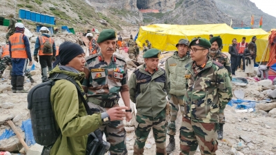 'Kilo' Force commander reviews rescue operation at Amarnath | 'Kilo' Force commander reviews rescue operation at Amarnath