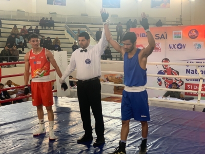 Men's National Boxing C'ships: Gaurav, Hussamuddin and Biswamitra register commanding wins | Men's National Boxing C'ships: Gaurav, Hussamuddin and Biswamitra register commanding wins