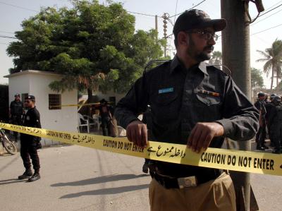 2 killed in Pakistan Stock Exchange attack | 2 killed in Pakistan Stock Exchange attack
