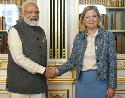 PM Modi, Swedish counterpart Andersson discuss deepening bilateral cooperation | PM Modi, Swedish counterpart Andersson discuss deepening bilateral cooperation PM Modi, Swedish counterpart Andersson discuss deepening bilateral cooperation | PM Modi, Swedish counterpart Andersson discuss deepening bilateral cooperation