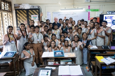 Seeing kids in India learn via tech makes my heart sing: Tim Cook | Seeing kids in India learn via tech makes my heart sing: Tim Cook