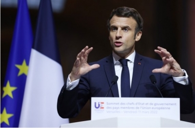 French Prez calls on nation to withstand domestic, int'l crises | French Prez calls on nation to withstand domestic, int'l crises