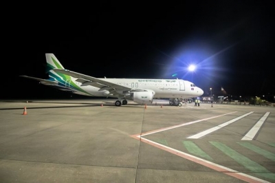 Siem Reap airport welcomes 1st int'l passenger flight in 20 months | Siem Reap airport welcomes 1st int'l passenger flight in 20 months