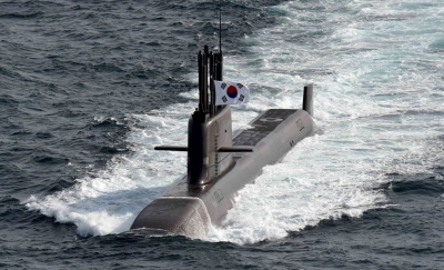 S.Korea starts construction of 2nd submarine with missile capabilities | S.Korea starts construction of 2nd submarine with missile capabilities