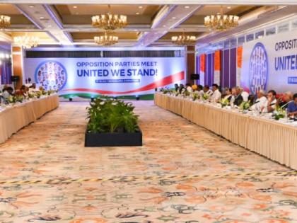 'Well began is half done', says Kharge as 26 Oppn parties assemble in Bengaluru | 'Well began is half done', says Kharge as 26 Oppn parties assemble in Bengaluru 'Well began is half done', says Kharge as 26 Oppn parties assemble in Bengaluru | 'Well began is half done', says Kharge as 26 Oppn parties assemble in Bengaluru