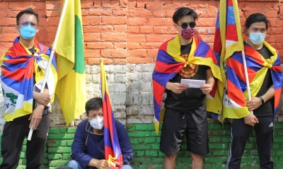Tibetan groups protest against China | Tibetan groups protest against China