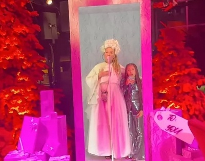 North West sings 'Snowman' with Sia in a video shared by mum Kim | North West sings 'Snowman' with Sia in a video shared by mum Kim