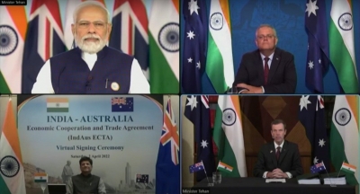 India, Australia ink Economic Cooperation & Trade Agreement | India, Australia ink Economic Cooperation & Trade Agreement