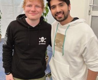 Armaan Malik, Ed Sheeran pose together for picture in Copenhagen | Armaan Malik, Ed Sheeran pose together for picture in Copenhagen