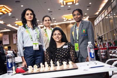 Indian women's team extends unbeaten run at 44th Chess Olympiad | Indian women's team extends unbeaten run at 44th Chess Olympiad