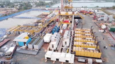 MEIL commissions world's most advanced oil rig at ONGC well in Andhra | MEIL commissions world's most advanced oil rig at ONGC well in Andhra