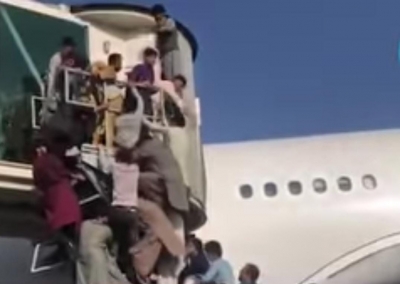 Image shows Afghans crammed in US cargo plane | Image shows Afghans crammed in US cargo plane