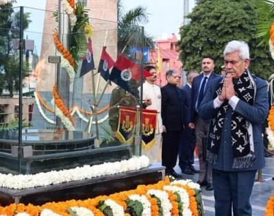 Last assault on terror and its ecosystem going on in J&K: LG Manoj Sinha | Last assault on terror and its ecosystem going on in J&K: LG Manoj Sinha