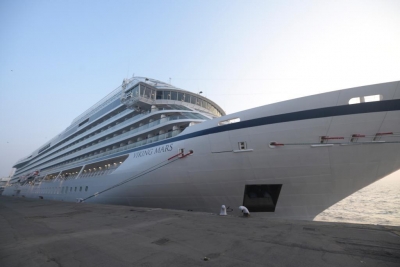 First international cruise arrives in Goa | First international cruise arrives in Goa