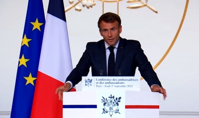 Macron vows to follow up French energy giant Total's oil exploration in Lebanon | Macron vows to follow up French energy giant Total's oil exploration in Lebanon