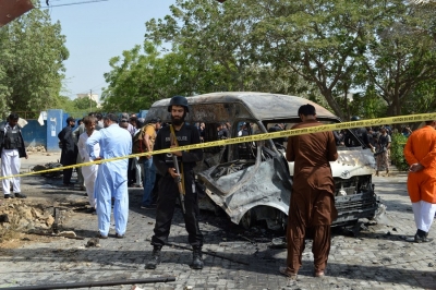 Two killed in blast in Pakistan | Two killed in blast in Pakistan