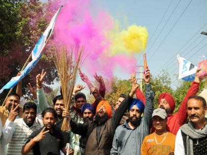 AAP sweeps Punjab with 92 seats, highest tally for any party in four decades | AAP sweeps Punjab with 92 seats, highest tally for any party in four decades AAP sweeps Punjab with 92 seats, highest tally for any party in four decades | AAP sweeps Punjab with 92 seats, highest tally for any party in four decades