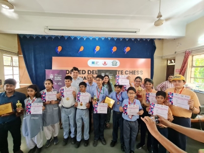 Winners get Rs 2 lakh as cash prize in Global Chess League's inter-school chess tournament | Winners get Rs 2 lakh as cash prize in Global Chess League's inter-school chess tournament Winners get Rs 2 lakh as cash prize in Global Chess League's inter-school chess tournament | Winners get Rs 2 lakh as cash prize in Global Chess League's inter-school chess tournament