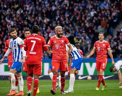 Bayern overpower Hertha in five-goal thriller to take lead in Bundesliga | Bayern overpower Hertha in five-goal thriller to take lead in Bundesliga
