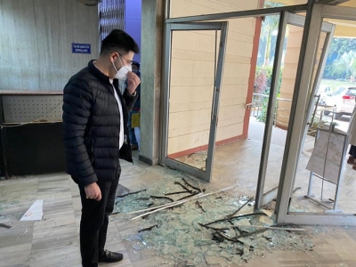 Raghav Chadha accuses BJP of vandalising his office | Raghav Chadha accuses BJP of vandalising his office