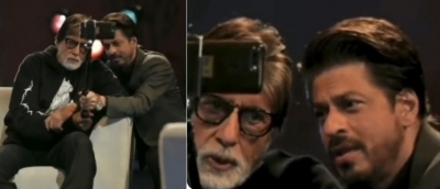 King Khan wishes the 'Shahenshah' of Bollywood on 80th birthday | King Khan wishes the 'Shahenshah' of Bollywood on 80th birthday King Khan wishes the 'Shahenshah' of Bollywood on 80th birthday | King Khan wishes the 'Shahenshah' of Bollywood on 80th birthday