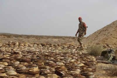 Saudi project clears 1,045 mines within week in Yemen | Saudi project clears 1,045 mines within week in Yemen