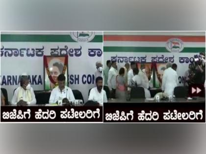 Fearing BJP, Shivakumar 'persuaded' to install Sardar Patel's photograph at Cong event to mark Indira Gandhi's death anniversary | Fearing BJP, Shivakumar 'persuaded' to install Sardar Patel's photograph at Cong event to mark Indira Gandhi's death anniversary