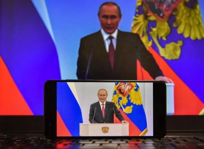 Putin accuses West, Ukraine of starting war in address to nation | Putin accuses West, Ukraine of starting war in address to nation