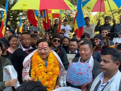 Ex-CM launches 'Save Sikkim' election campaign | Ex-CM launches 'Save Sikkim' election campaign
