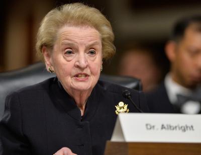 Albright, 1st female US Secy of State, dies of cancer | Albright, 1st female US Secy of State, dies of cancer Albright, 1st female US Secy of State, dies of cancer | Albright, 1st female US Secy of State, dies of cancer