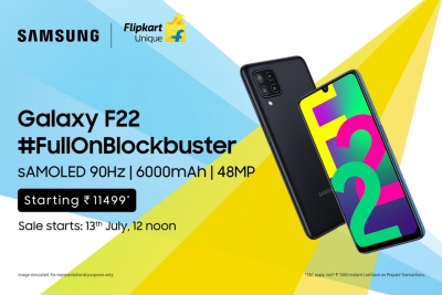 Affordable Samsung Galaxy F22 with sAMOLED display now in India | Affordable Samsung Galaxy F22 with sAMOLED display now in India