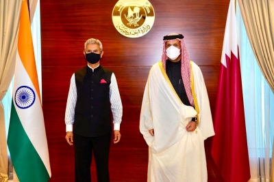 Jaishankar meets Qatari counterpart, lays new Embassy complex foundation | Jaishankar meets Qatari counterpart, lays new Embassy complex foundation Jaishankar meets Qatari counterpart, lays new Embassy complex foundation | Jaishankar meets Qatari counterpart, lays new Embassy complex foundation