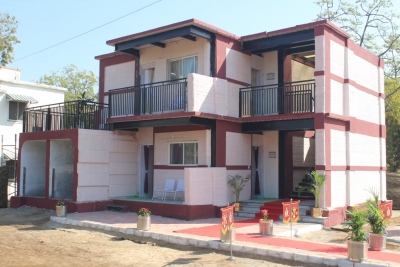 Indian Army's first ever two-storey 3D printed dwelling unit | Indian Army's first ever two-storey 3D printed dwelling unit