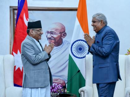 Nepal PM Prachanda calls on President Murmu, Vice President Dhankhar | Nepal PM Prachanda calls on President Murmu, Vice President Dhankhar