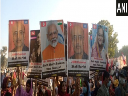 Placards of PM Modi, other world leaders raised at pro-freedom rally in Pakistan's Sindh | Placards of PM Modi, other world leaders raised at pro-freedom rally in Pakistan's Sindh