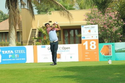 Gujarat Open Golf: Chouhan ends 3rd consecutive day in lead | Gujarat Open Golf: Chouhan ends 3rd consecutive day in lead