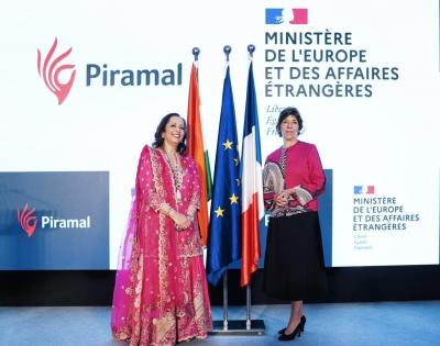 France confers top civilian award on scientist-industrialist Dr Swati Piramal | France confers top civilian award on scientist-industrialist Dr Swati Piramal