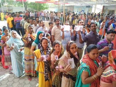 Voting for 1 LS, 3 Assembly seats in MP underway | Voting for 1 LS, 3 Assembly seats in MP underway