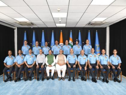 Rajnath Singh inaugurates Air Force Commanders' Conference in Delhi | Rajnath Singh inaugurates Air Force Commanders' Conference in Delhi